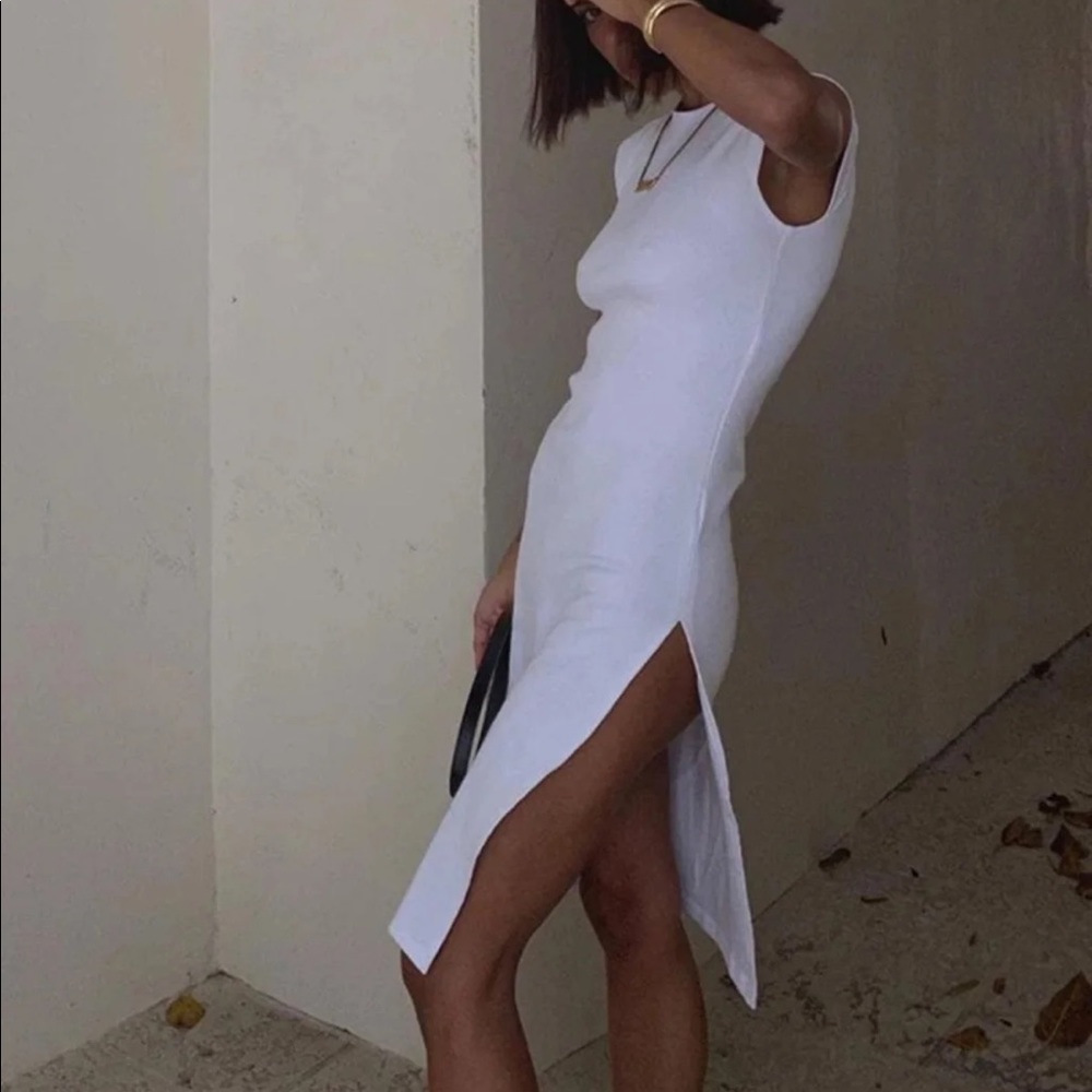 High slit dress